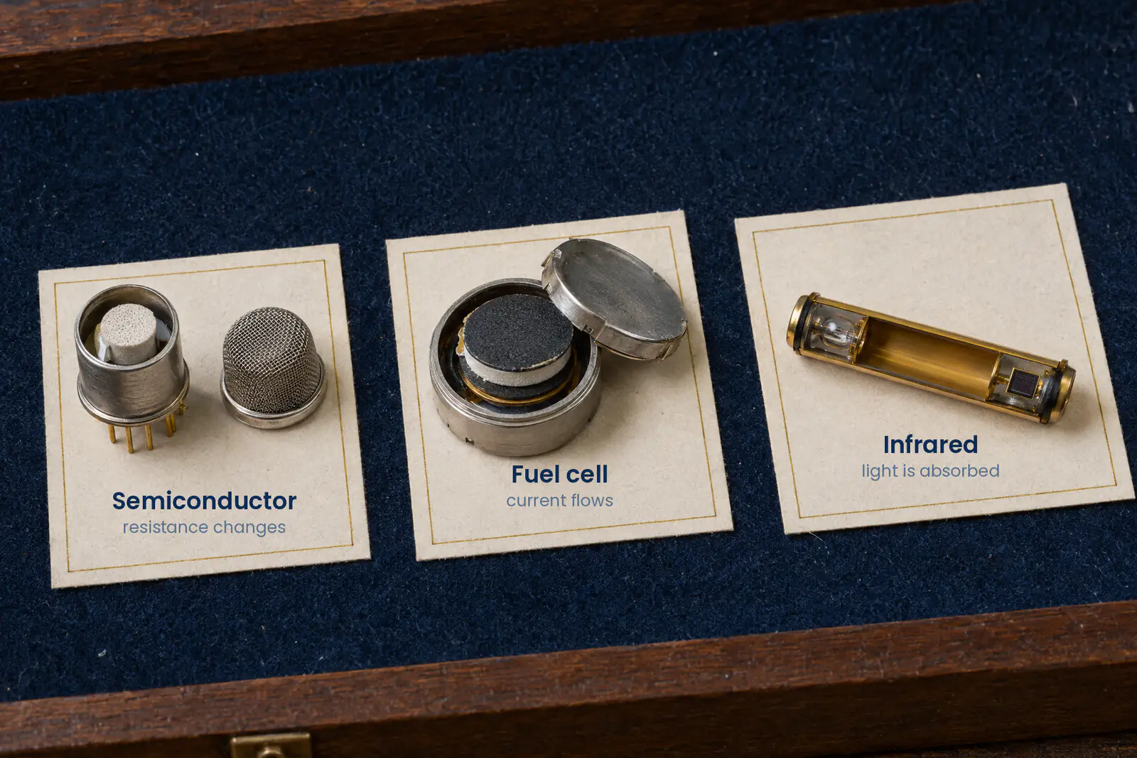 How does a breathalyzer work? Sensors, accuracy and what the reading means 1 The three sensor types used in breathalyzers: semiconductor, fuel cell and infrared